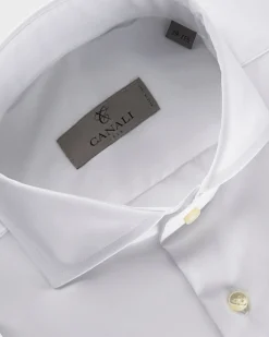 White Stretch Modern Fit Shirt