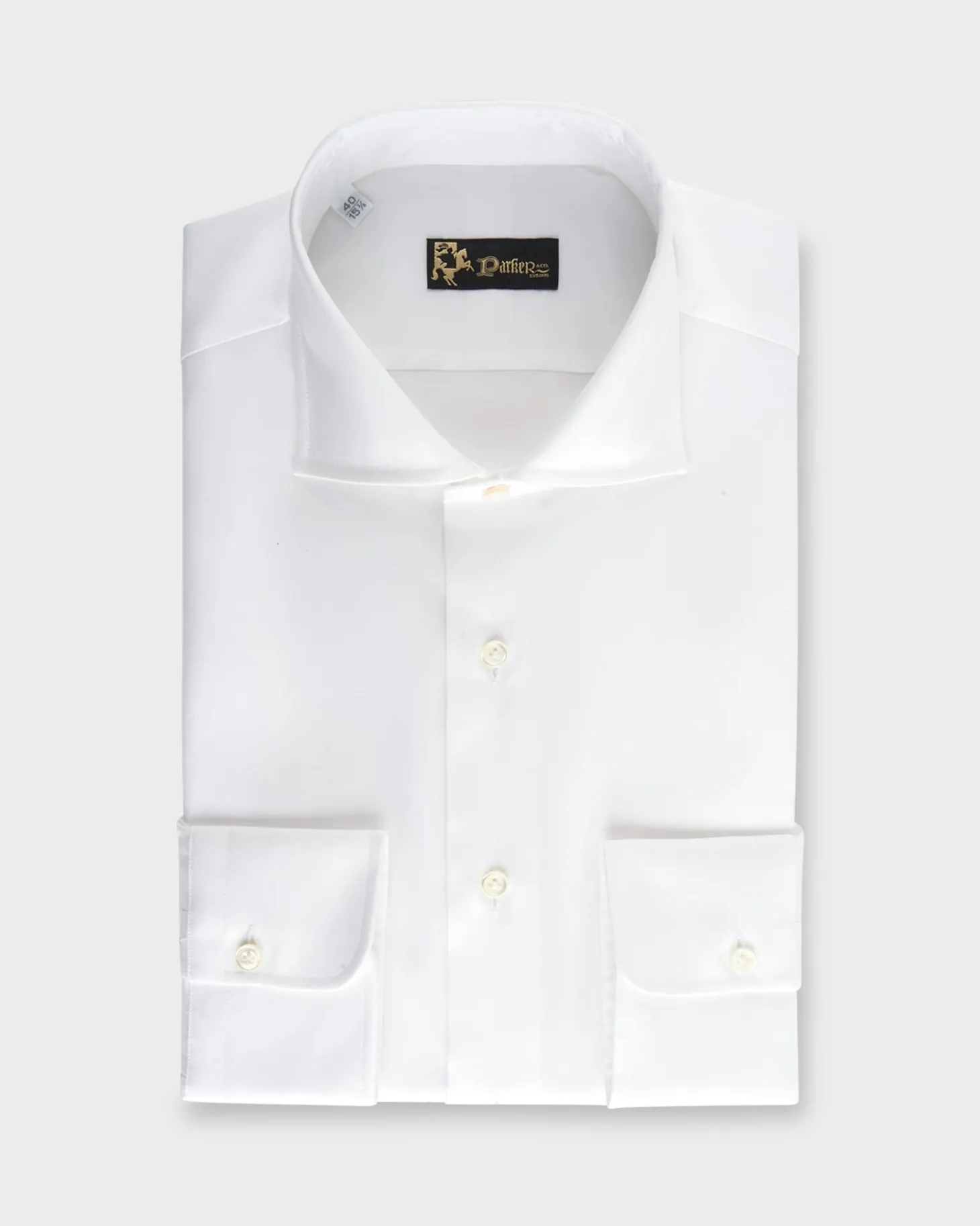 White Superfine Oxford Weave Cotton Shirt
