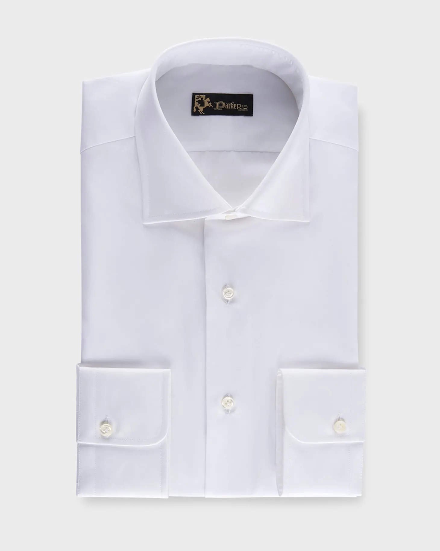 White Tailored Cotton Shirt