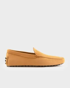 Yellow Nubuck Driving Shoes