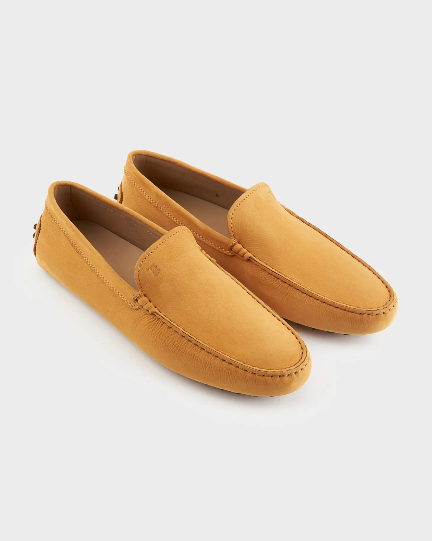 Yellow Nubuck Driving Shoes